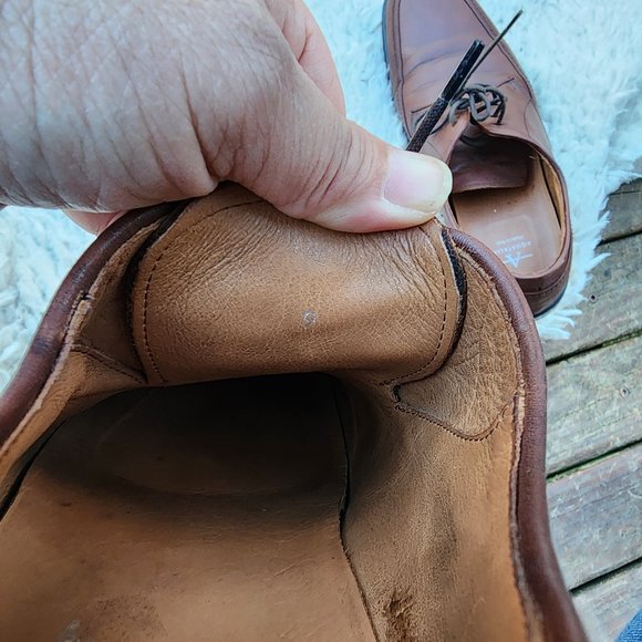 AQUATALIA Men Shoes Scott GrainLight Brown Leather Oxford Casual Sz 9 Italy main image 7